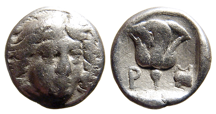 3pcs Ancient Greek IONIA Miletus Ca 170-160 BC AR tetradrachm Silver Plated copy 