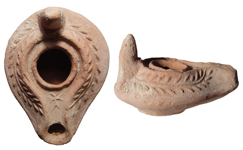 Rare Genuine Ancient Roman Byzantine iron fire starter artifact intact DECORARED