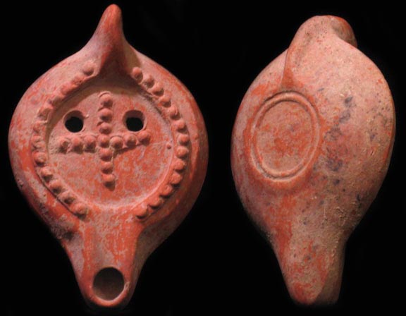 roman oil lamp