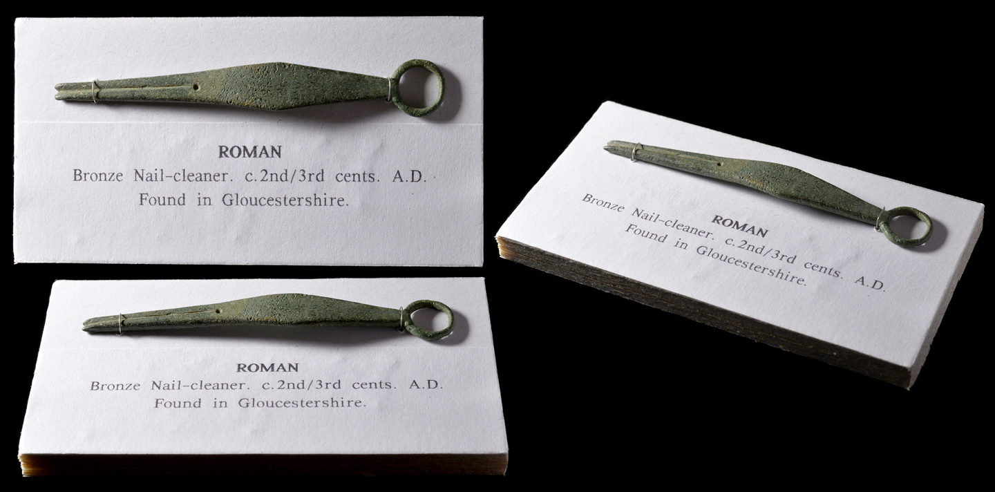 Very rare ancient Roman iron medical tool - large tweezers.