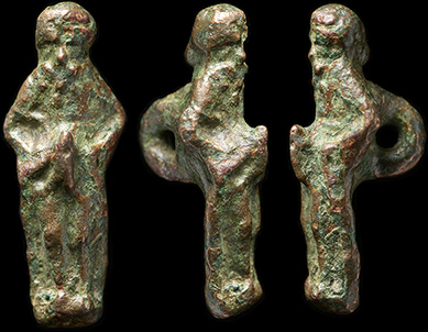 Rare genuine ancient Roman Military phallic pendant artifact intact 2 Century AD 